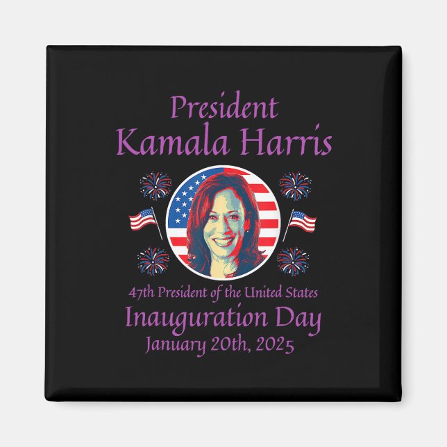 Aimant Kamala Harris Inauguration 2025 Memorabilia 1 (Devant)