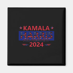 Aimant Kamala Harris Pour Président 2024 Yard Sign Design
