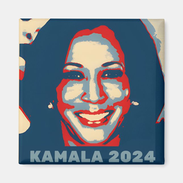 Aimant Kamala Harris Président 2024 USA Election (Devant)