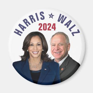 Aimant Kamala Harris Tim Walz 2024 Président Vice Photos