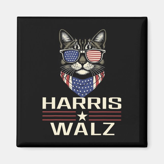 Aimant Kamala Harris Wheimer 2024 Harris Waltz Democratic (Devant)