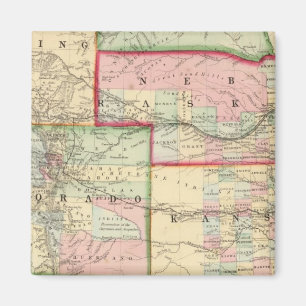 Aimant Kan, Neb, Colo Carte par Mitchell