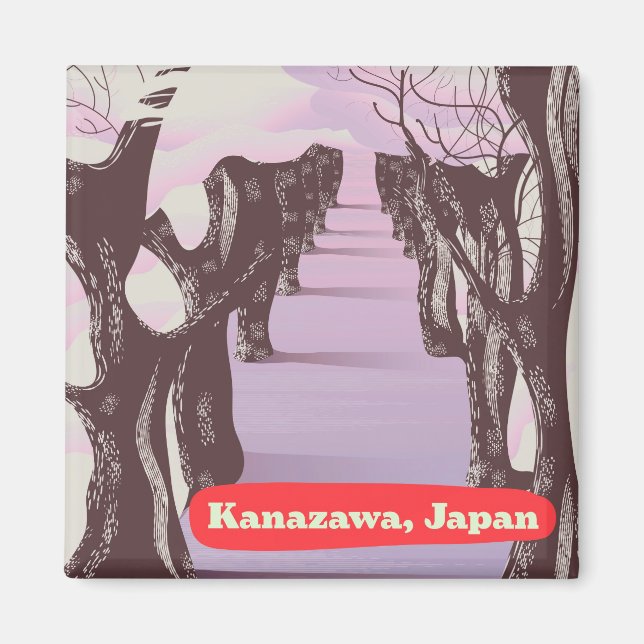 Aimant Kanazawa, Japon Floraison (Devant)