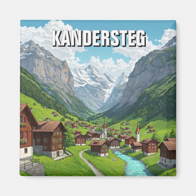 Aimant Kandersteg Suisse Travel (Devant)