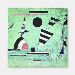 Aimant Kandinsky - Immergé dans le vert, oeuvre populaire