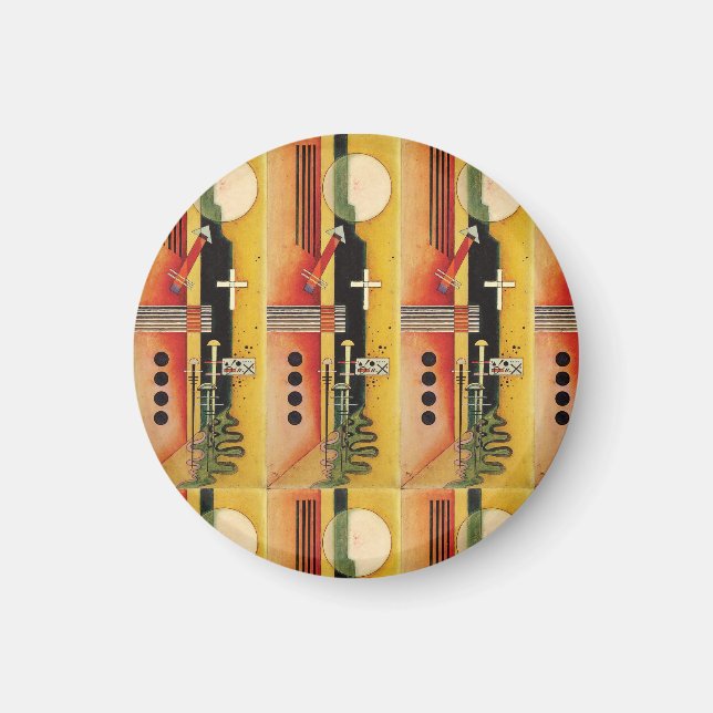 Aimant Kandinsky Modern Abstract Painting Artwork (Devant)