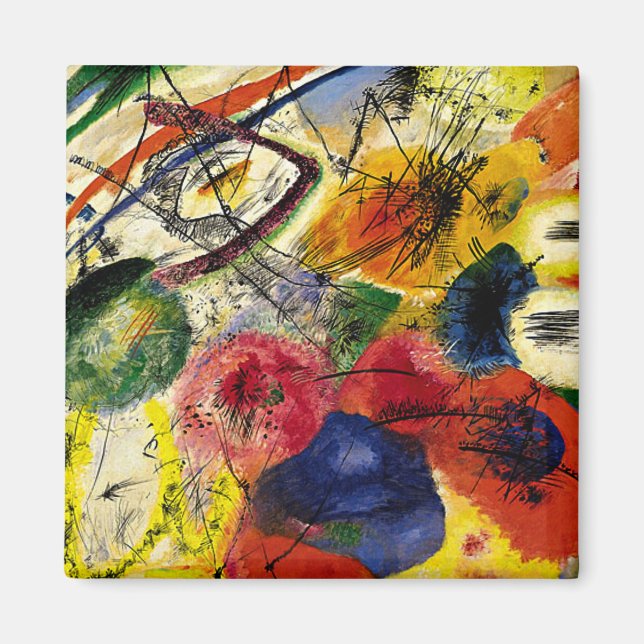 Aimant Kandinsky - Noires frappes (Devant)