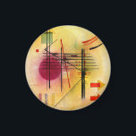 Aimant Kandinsky - Vibrant, peinture abstraite populaire<br><div class="desc">Peinture Wassily Kandinsky,  Vibrant,  coloré oeuvre abstraite</div>