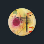 Aimant Kandinsky - Vibrant, peinture abstraite populaire<br><div class="desc">Peinture Wassily Kandinsky, Vibrant, coloré oeuvre abstraite</div>