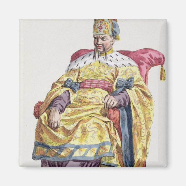 Aimant Kang Tsi (1662-1722) Empereur de Manchu de Chine (Devant)