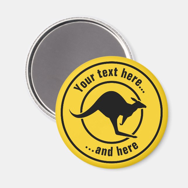 Aimant Kangaroo Icon (Recto/Verso)