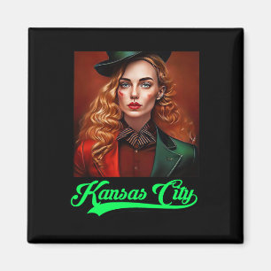 Aimant Kansas City Irish Parade Green Beer Barbecue Taili