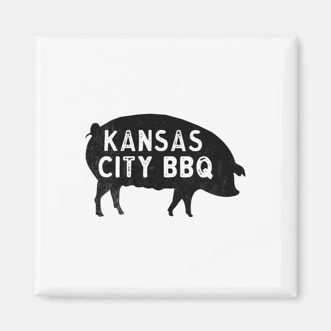 Aimant Kansas City Pig Bbq (Devant)