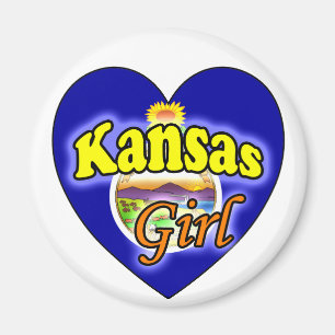 Aimant Kansas Girl