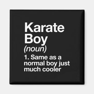 Aimant Karate Boy Définition Funny Arts Martiaux Sports
