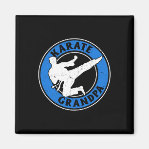 Aimant Karate Grandpa Karate Lutter Grand-Père Karate Fig