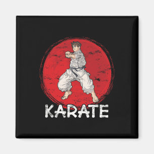 Aimant Karate Grunge Concevoir Un Homme En Style Anime Fa