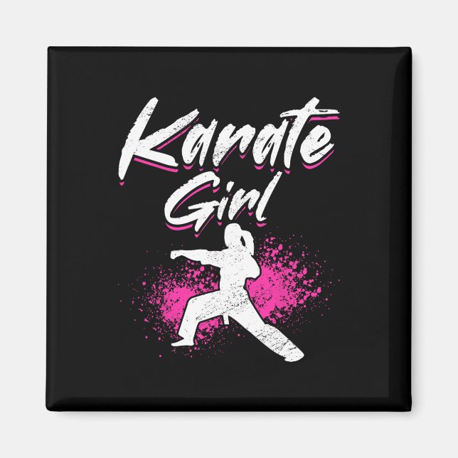 Aimant Karate Karate Girl (Devant)