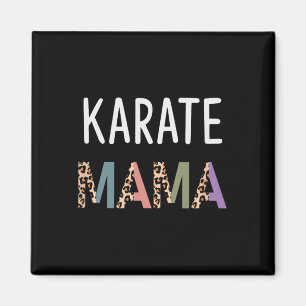 Aimant Karate Mama Martial Art Women Cadeau - Funny Karat