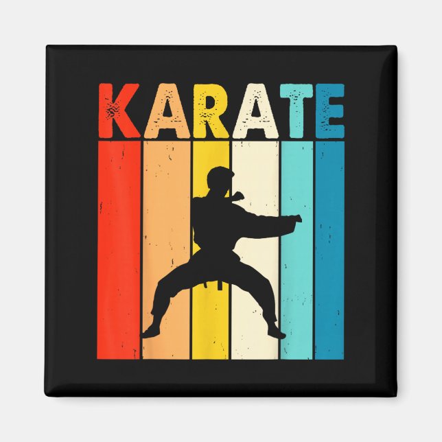 Aimant Karate Vintage (Devant)