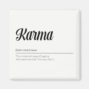 Aimant Karma Definition Funny