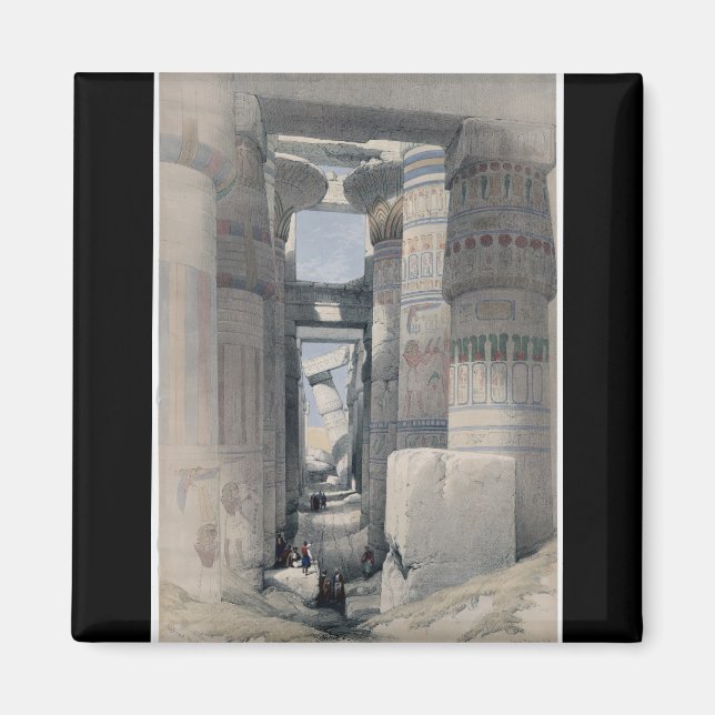 Aimant Karnak - Dromos ou première cour du temple (Devant)