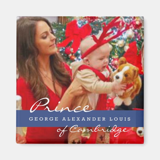 Aimant Kate Middleton Prince George Noël (Devant)