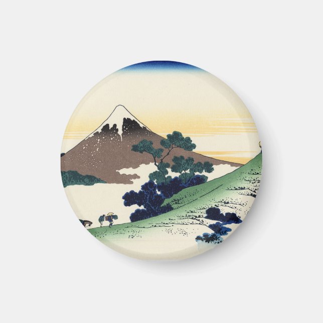 Aimant Katsushika Hokusai. Le col de l'Inume dans la prov (Devant)