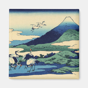 Aimant Katsushika Hokusai - Umegawa dans la province de S