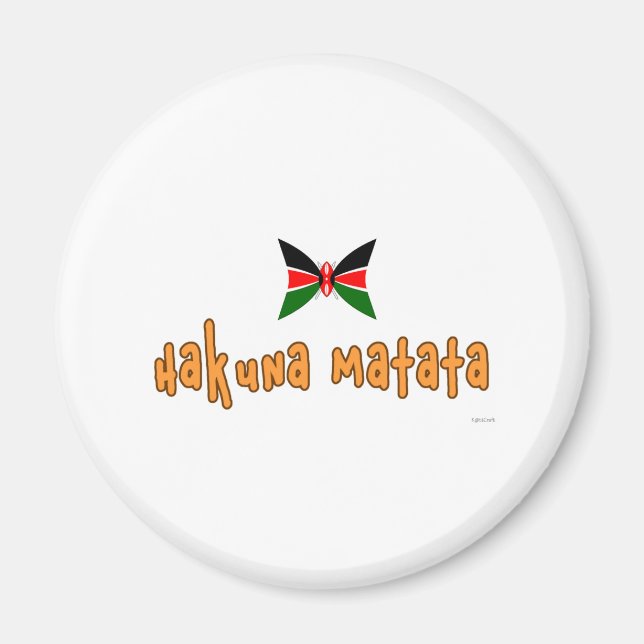 Aimant KattCraft : Hakuna Matata (Devant)