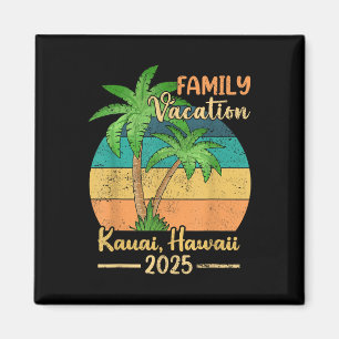 Aimant Kauai Hawaii Beach Famille Vacances 2025 Été