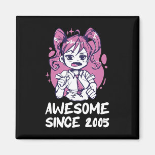 Aimant Kawaii Anime Merch the Birthday Girl Years Old Bor