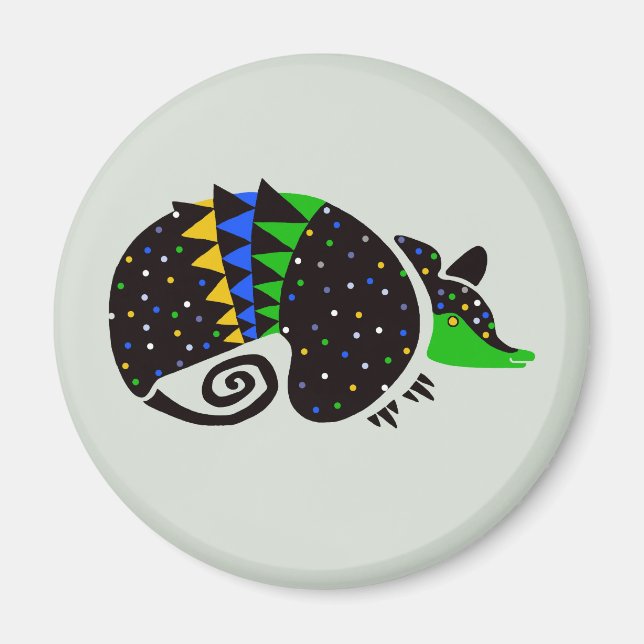 Aimant Kawaii - Armadillo à 3 bandes - Faune - Brésil (Devant)