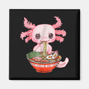 Aimant Kawaii Axolotl Ramen Nourriture Japonaise Drôle Gr
