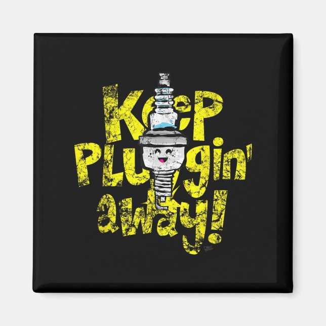 Aimant Kawaii Bougie d'allumage Conserver le plug-in de d (Devant)