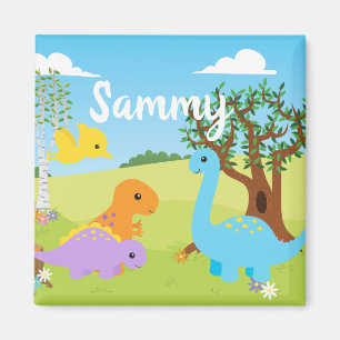 Aimant Kawaii Cute Dinosaur Amis Enfants Nursery