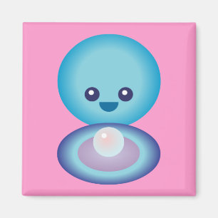 Aimant Kawaii Happy Clam