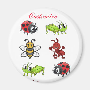 Aimant Kawaii Insectes Thunder_Cove