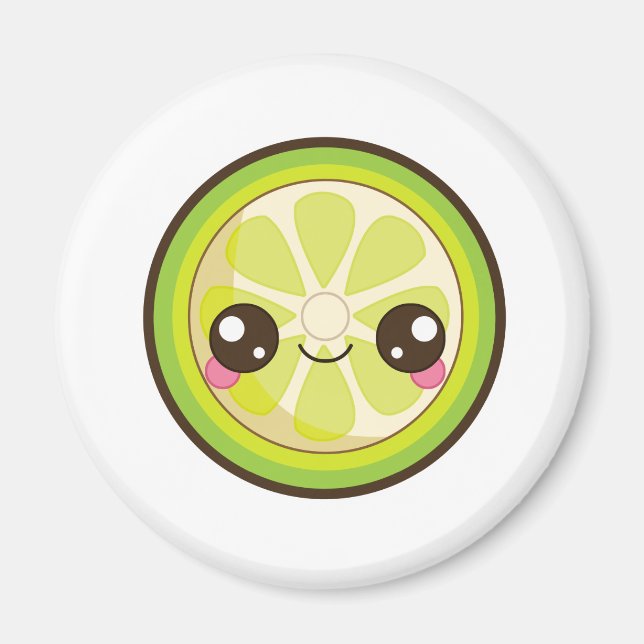 Aimant Kawaii Lime (Devant)