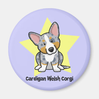 Aimant Kawaii Star Merle Cardigan Welsh Corgi