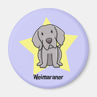 Aimant Kawaii Star Weimaraner