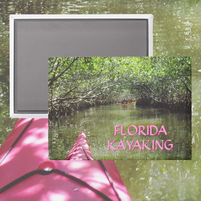 Aimant Kayak à travers les mangroves, aventure en Floride (Créateur téléchargé)