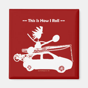 Aimant Kayak On Car - Voici comment je roule !