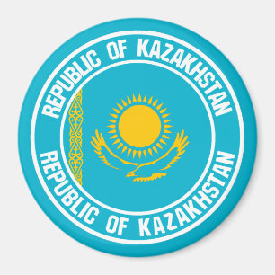 Aimant Kazakhstan Round Emblem
