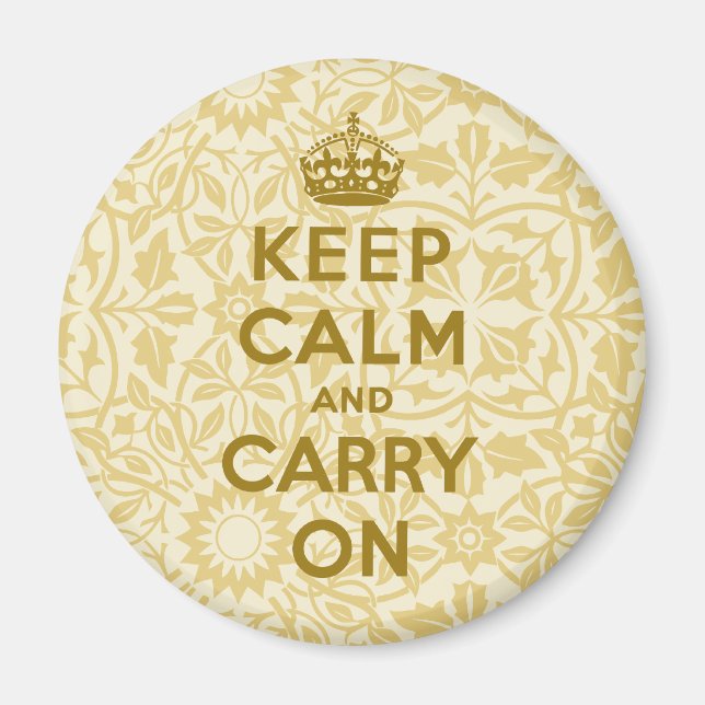 Aimant Keep Calm and Carry (Devant)
