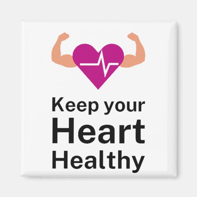 Aimant Keep your Heart Healthy (Devant)