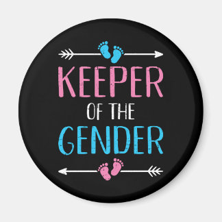 Aimant Keeper of the gender reveal baby announcement