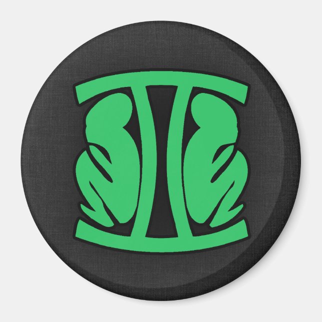 Aimant Kelly Green Gemini (Devant)