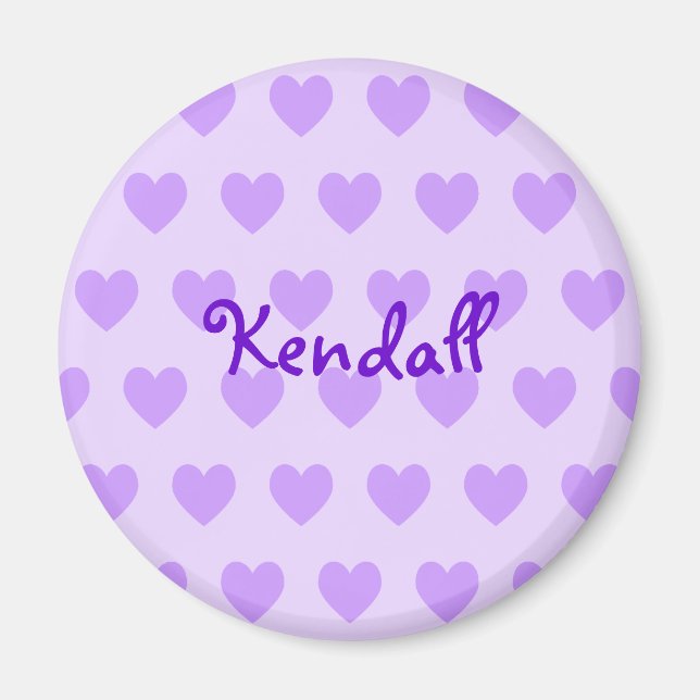 Aimant Kendall en violet (Devant)