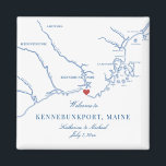 Aimant Kennebunkport Maine Carte Mariage Faveur<br><div class="desc">Commande rapide et facile ! Ces magnets de carte Kennebunkport, Maine, sont parfaits pour dire "Bienvenue dans le Maine !" aux invités extérieurs avec des cadeaux de bienvenue, ou les customiser pour votre mariage. Déplacez le coeur en cliquant sur "Editer à l'aide de l'outil de conception" sous "Personnaliser". Que vous...</div>